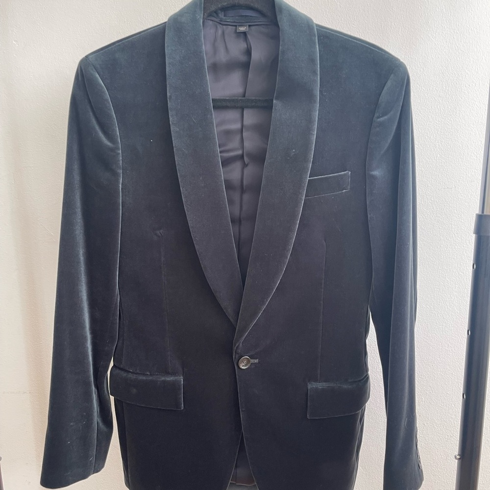 J Crew Mens velvet blazer